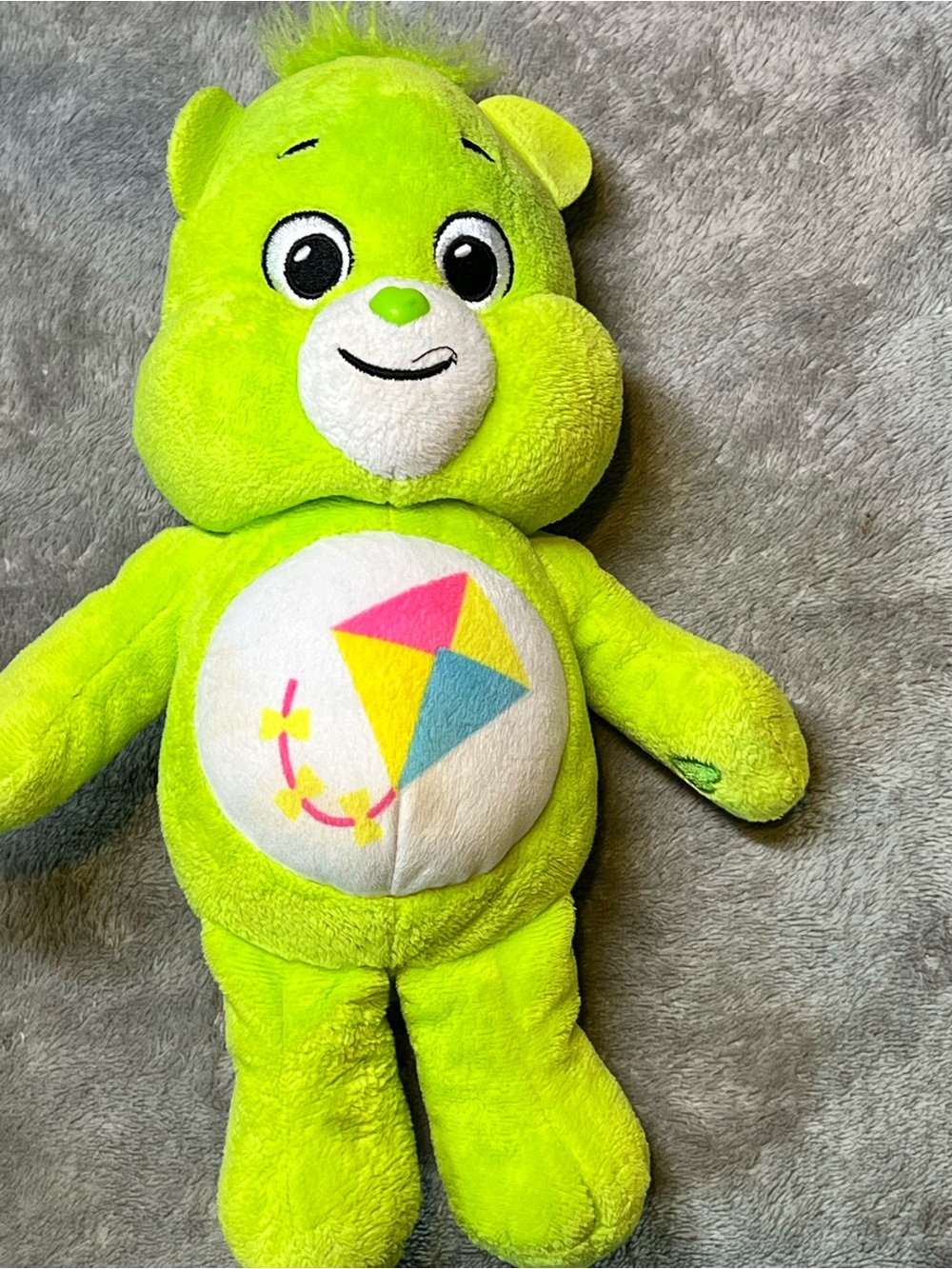 Care Bears Lime Green Kite Belly Plush Bear